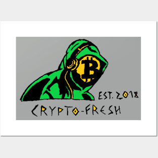 Bitcoin Fresh Posters and Art